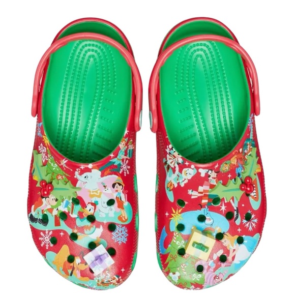 Mickey Mouse and Friends Holiday Clogs by Croc NWT - Picture 9 of 13